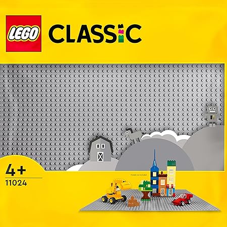 LEGO Classic Gray Baseplate 11024 Building Kit