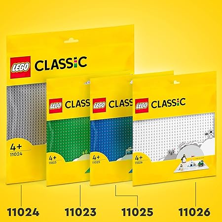 LEGO Classic Gray Baseplate 11024 Building Kit